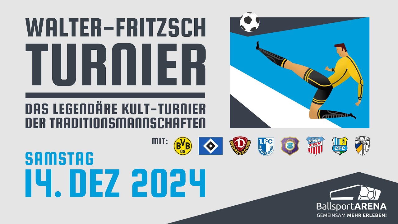 Walter-Fritzsch-Turnier 2024 mit Borussia Dortmund & Hamburger SV