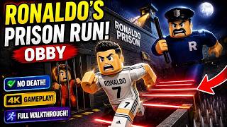 RONALDO’S PRISON RUN! Obby Roblox Gameplay Walkthrough No Death 4K
