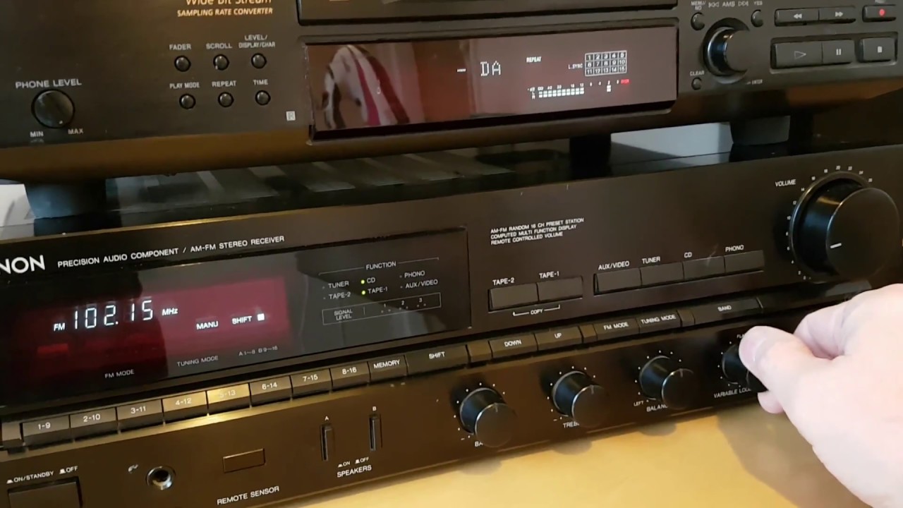 Denon - DRA-425R - Recetor estéreo de estado sólido