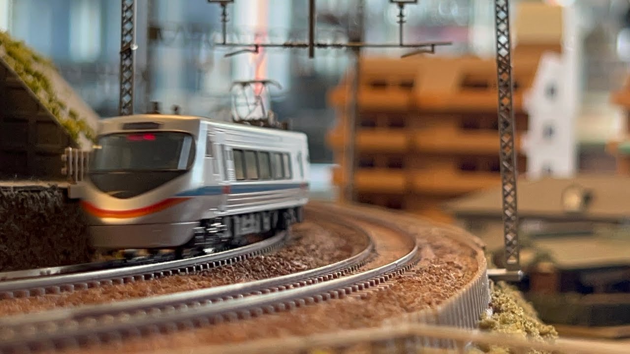 Nゲージ 大阪亀屋レイアウト走行動画