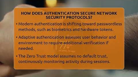 How Does Authentication Secure Network Security Protocols? - Talking Tech Trends