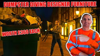 INSANE DUMPSTER DIVING TREASURES DESIGNER ITALIAN FURNITURE WORTH ££££ screenshot 3