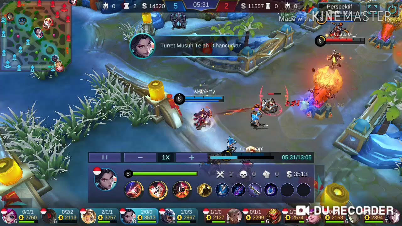 Marksman Hanabi Hero Anti Stun - Mobile Legends