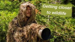 How to STAY HIDDEN while PHOTOGRAPHING WILDLIFE. Camouflage basics and TIPS to get CLOSER TO ANIMALS