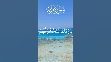 تلاوة خاشعة تهز القلوب|أوَلَا يَذْكُرُ الْإِنسَانُ أَنَّا خَلَقْنَاهُ مِن قَبْلُ وَلَمْ يَكُ شَيْئًا