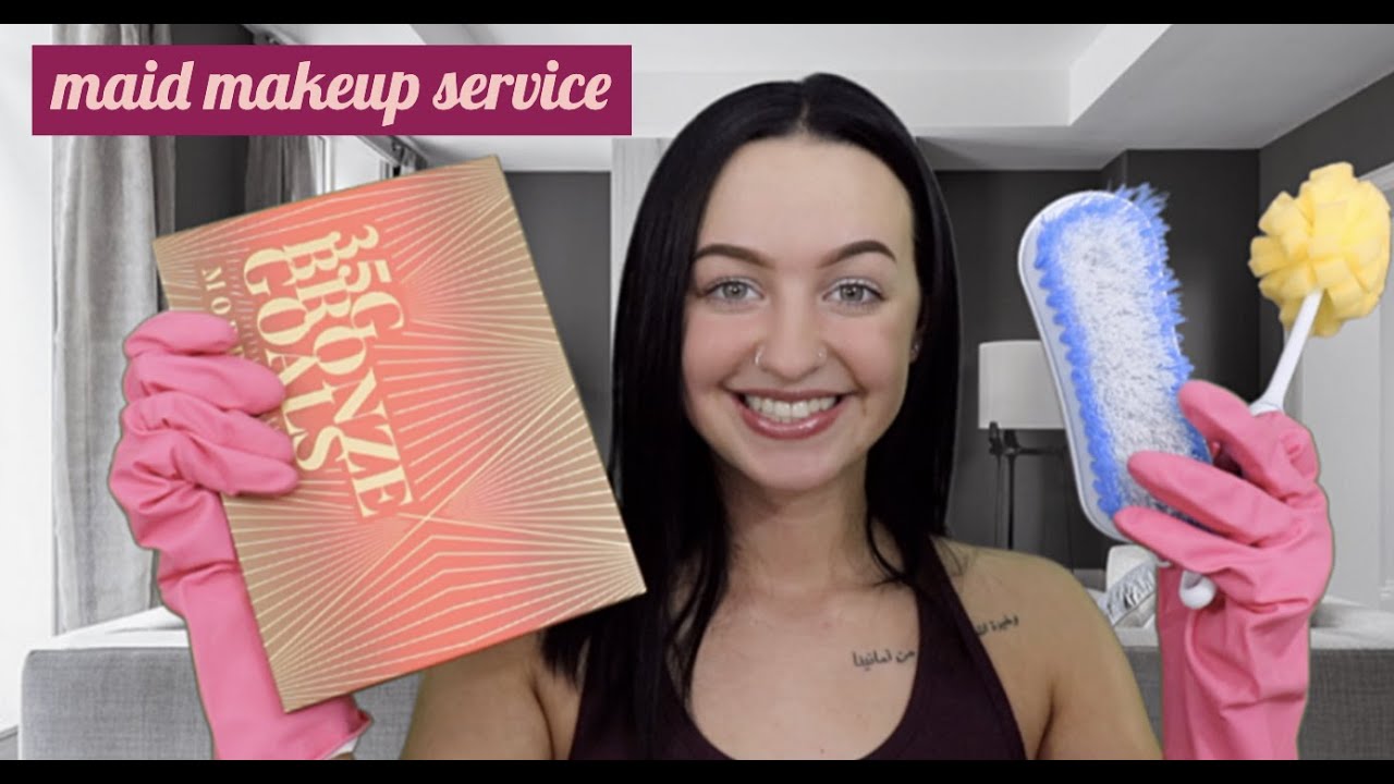 [ASMR] Doing Your Makeup With Cleaning Tools?! YouTube