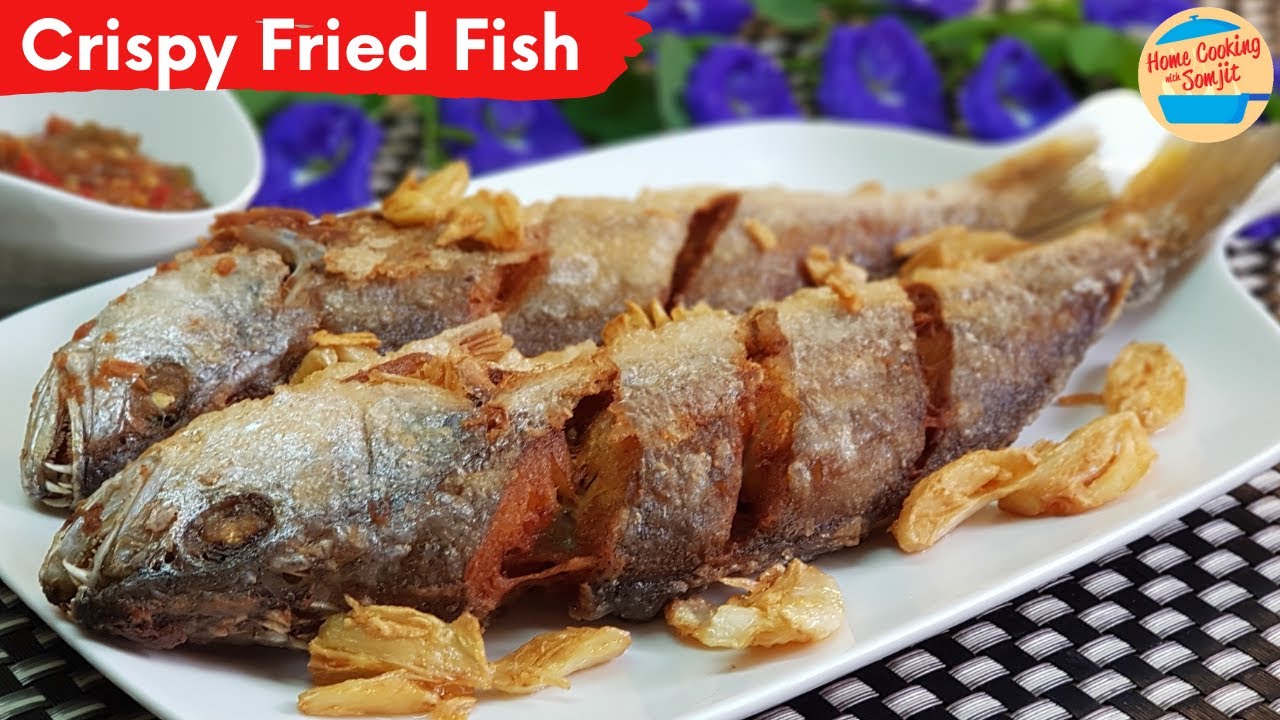 Fried Gulama Fish with Garlic - YouTube