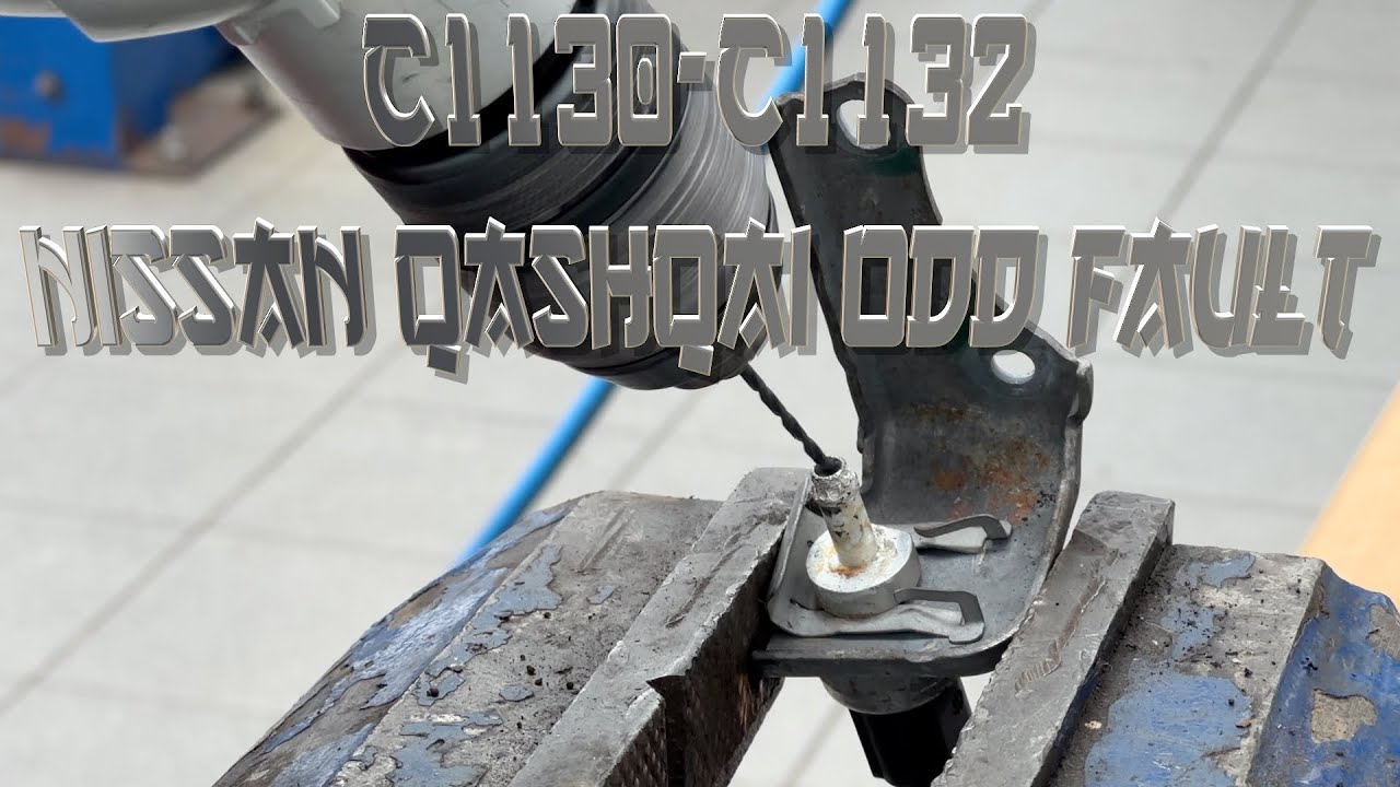 C1130 C1132 Nissan Qashqai Odd Fault - YouTube