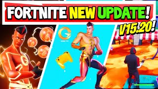 Fortnite Update v15.20 Details! FREE Grefg Skin Details | The Floor is Lava