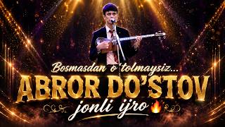ABROR DO'STOV Bosmasdan o‘tolmaysiz… jonli ijro 🔥