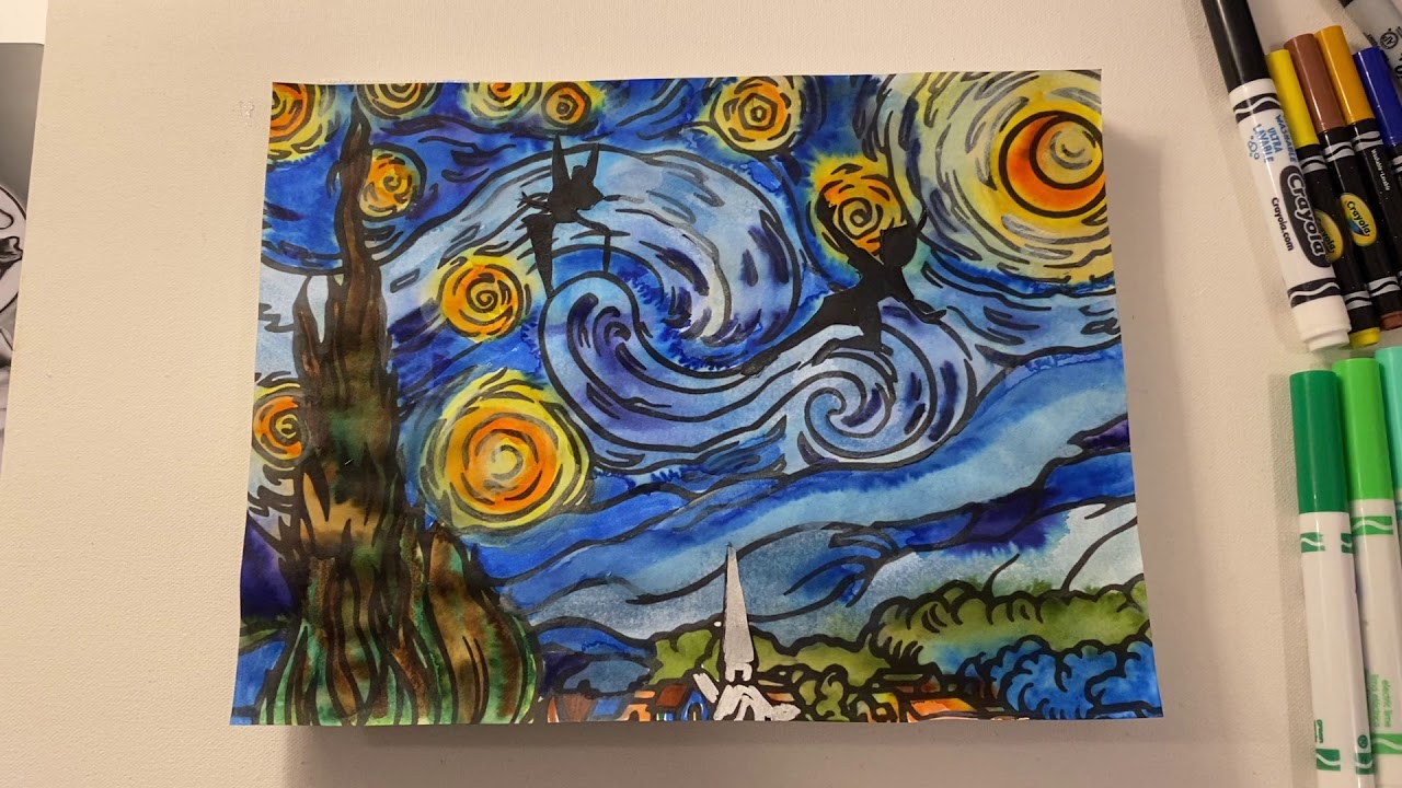 Pop Culture Starry Night Influenced By Van Gogh'S Starry Night Painting -  Youtube