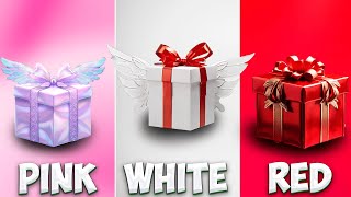 CHOOSE YOUR GIFT🎁 PINK ,WHITE OR RED 💝🤍❤️