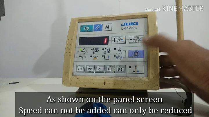 How To Add Speed: Juki LK1900A-HS