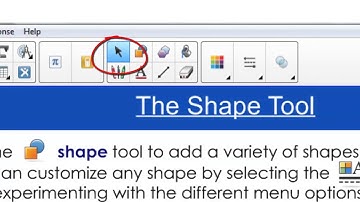 SMART Notebook Shape Tool