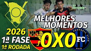 [Cearense B '26] 1ª Rodada | Barbalha 0 X 0 Crato | Melhores Momentos | TV ARTILHEIRO