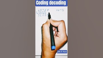 CODING DECODING|| THINK BIG & LEARN|| #thinkbigandlearn