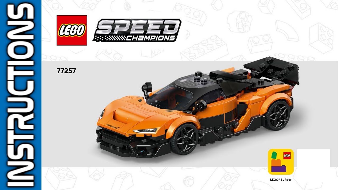 🧱📖LEGO 77257 McLaren W1 Instructions - How to Build!! | Speed 🧱📖LEGO 77257 McLaren W1 Instructions - How to Build!! | Speed
