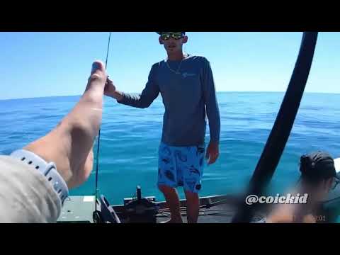 Florida Man tries to out-swim a police boat