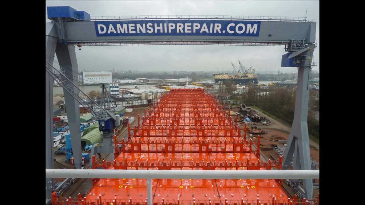 Time Lapse Port of Rotterdam mv Santa Catarina - YouTube
