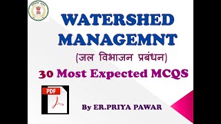 Forestry(वानिकी) | CGPSC ACF/RANGER | acf exam preparation | Watershed Management with MCQS