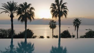 Infinity Pool At Resort Stock Video