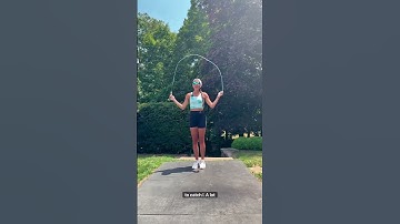 Learn one of the coolest jump rope tricks out there! #micrelease #jumprope#jumpropetricks #cardio#yt