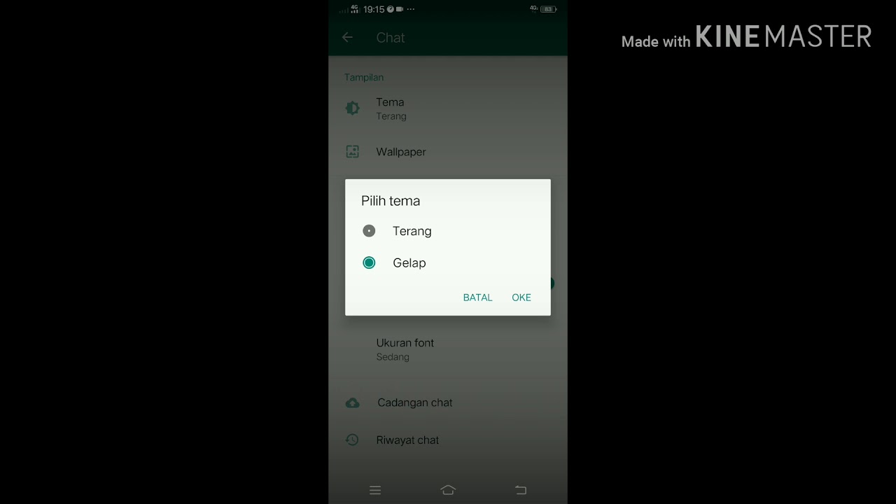  Cara  agar  latar belakang wa  hitam  YouTube