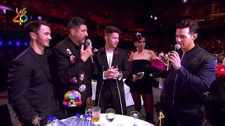 Anitta and Jonas Brothers at Los 40 Music Awards 2019