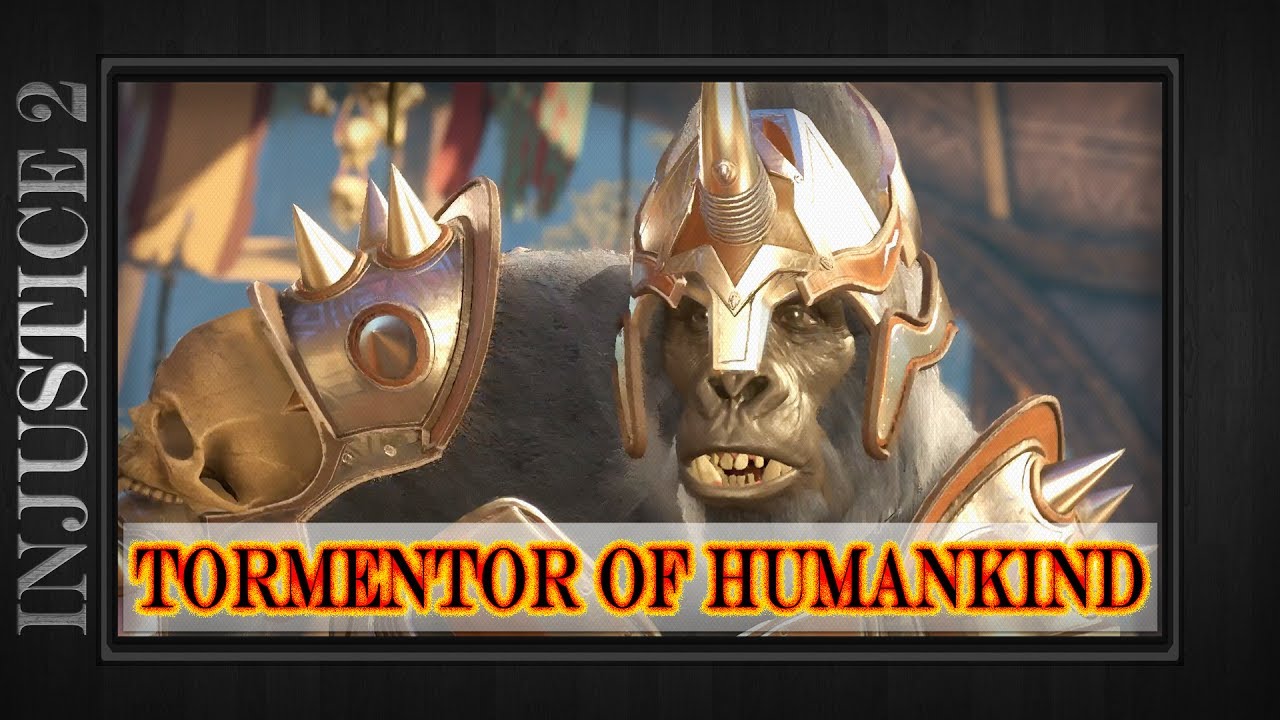 Injustice 2 - Tormentor of Humankind - Gorilla Grodd Epic Gear Set