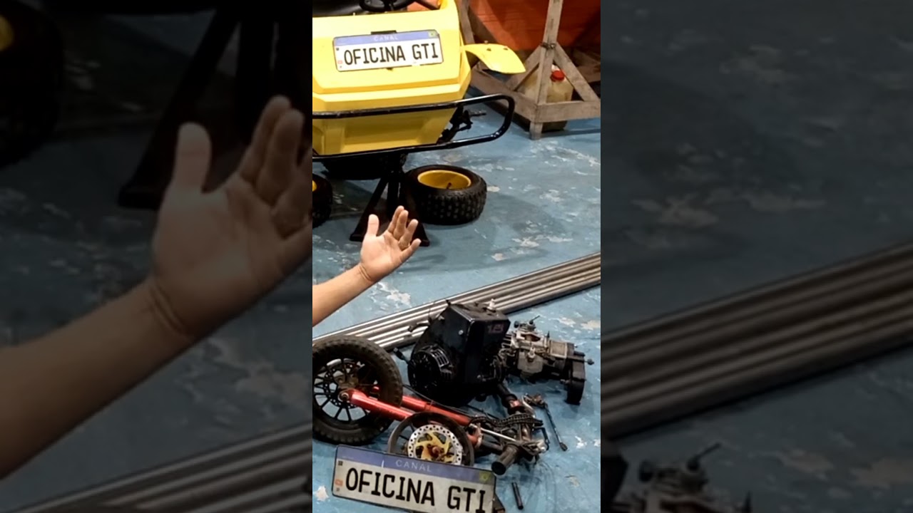 construindo  mini moto 2tempo  do zero