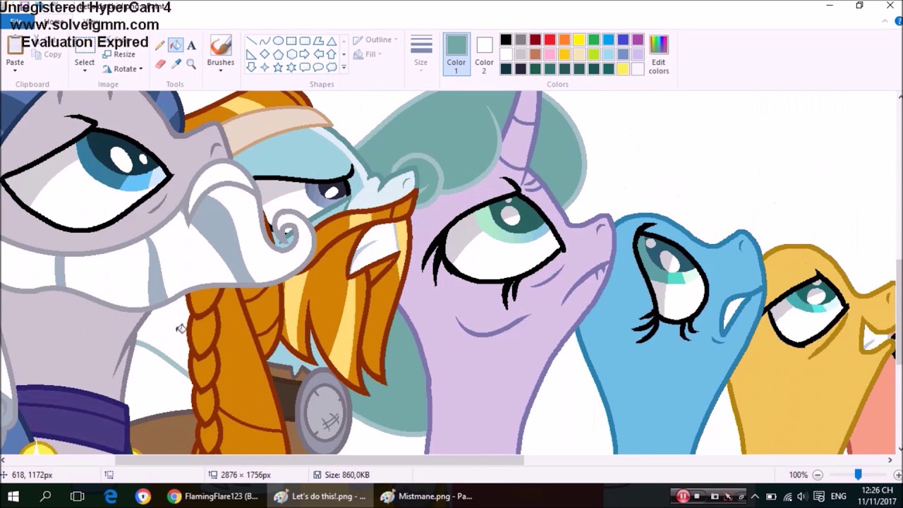 Speedpaint of Legends of Magic (MLP Base)