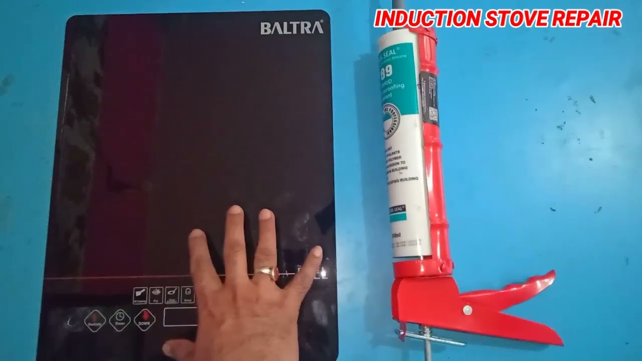 इनडेक्शन स्टोव गलास लगाने का आसान तरीका | INDUCTION STOVE GLASS LGAYE |