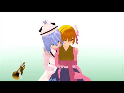 MMD TOUHOU MERLIN X PARSEE (REALLY COUPLES)
