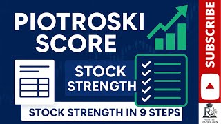 Piotroski Score Explained | 9-Point Checklist for Stock Analysis & Value Investing | Stock Strength