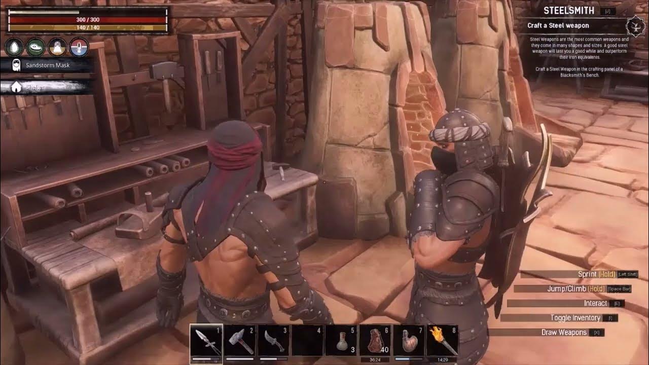 Conan Exiles 12: Let's get some new weapons - YouTube
