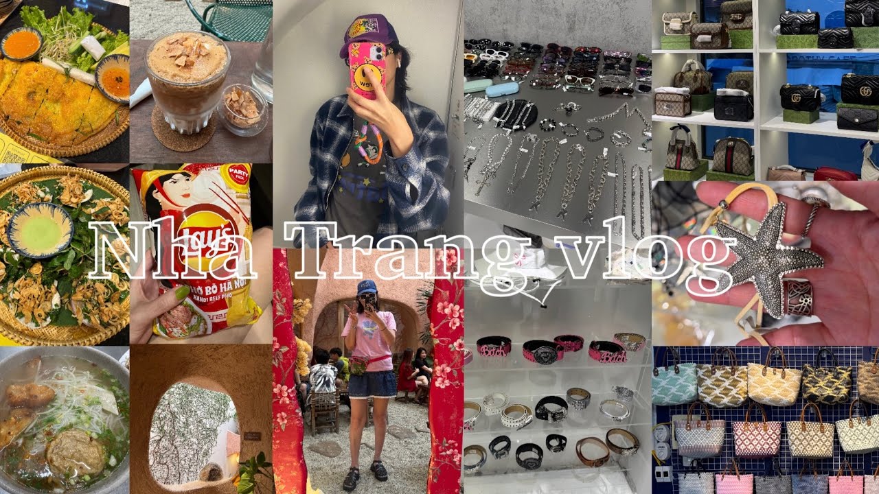 나트랑 브이로그 1 일주일 살기 스타트 (광기의 나트랑 쇼핑, 가성비 숙소, 감성 터지는 핑크 동굴 카페, 맛집과 이미테이션 샵 (짝퉁 샵) 솔직 후기) nha trang vlog