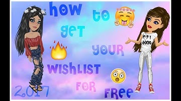 HOW TO GET YOUR WISHLIST FOR FREE ON MSP 2017
