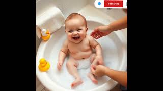 Baby Bath Boy Mama Vedio