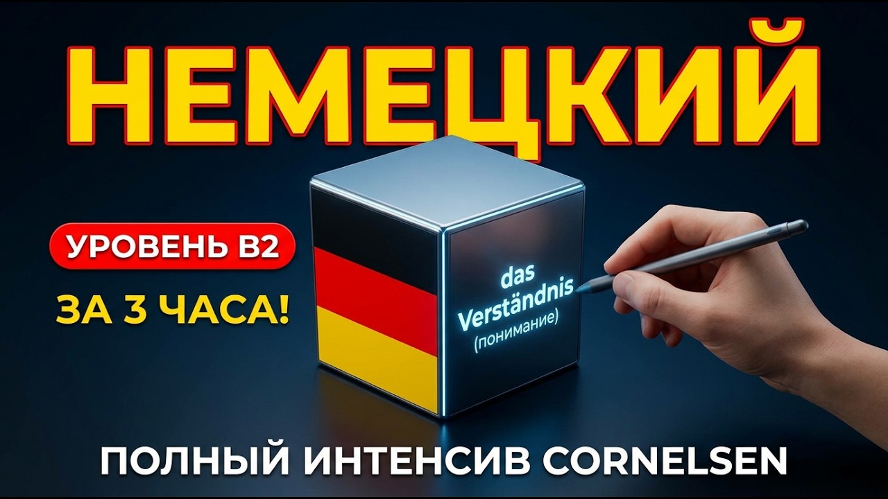 🎯 B2 Немецкий: Реально ли за 3 Часа? (ПОЛНЫЙ КУРС)