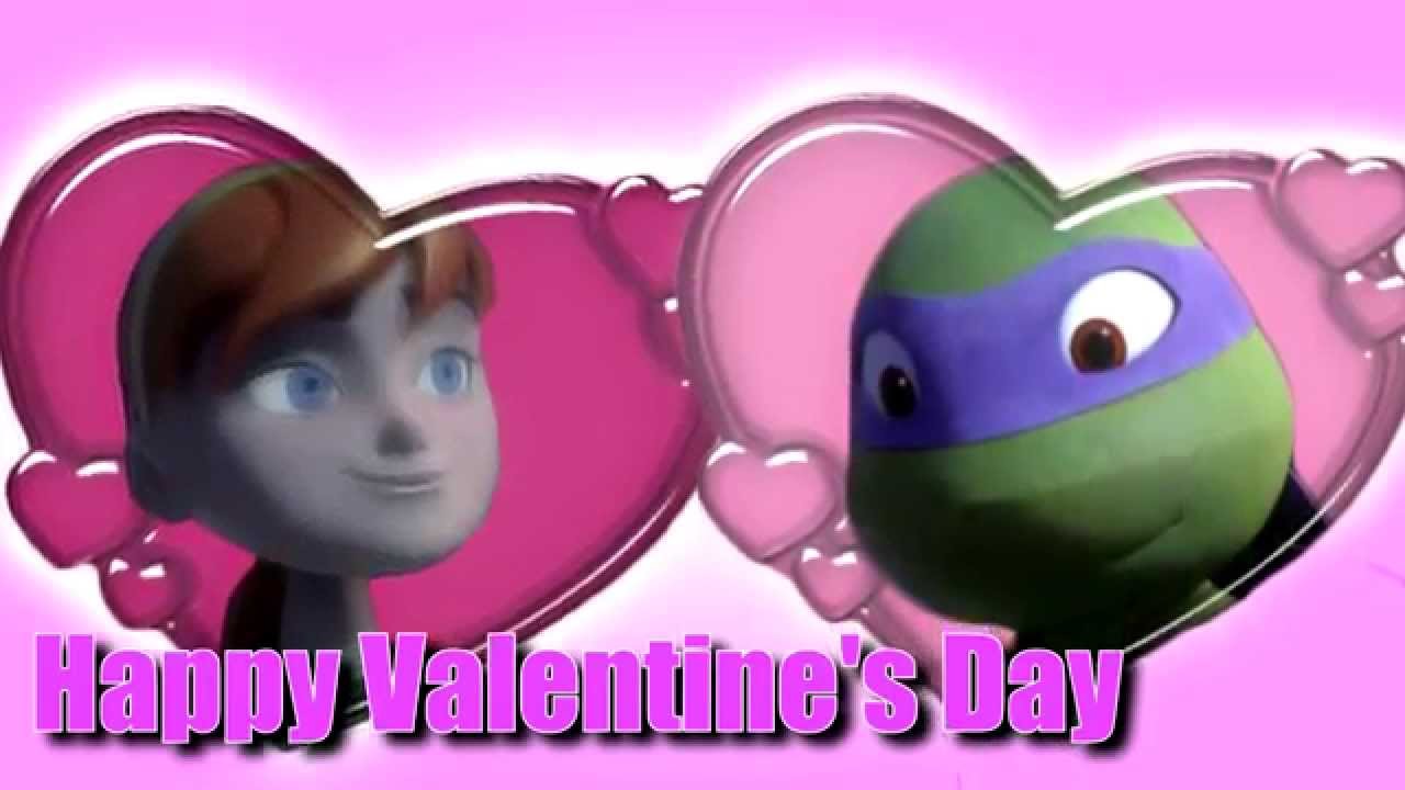 TMNT 2012 Donnie and April (Love is easy)