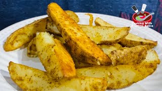 Homemade Baked Potato Wedges in the Oven