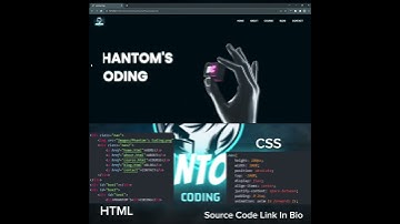 Animated Landing Page Using HTML & CSS
