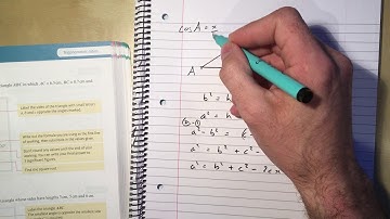 48  Cosine Rule Chapter 9 section 1 Edexcel Pure AS Level Maths