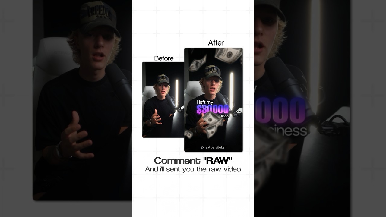 Before vs After Edits 💥 #videoediting #shorts  #aftereffects