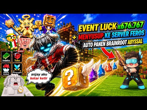 GAWATT ❗️VFIKA masuk SERVER FEROS BUAT BUKTIIN KALO KICK A LUCKYBLOCK ITU GAME ADU HOKI