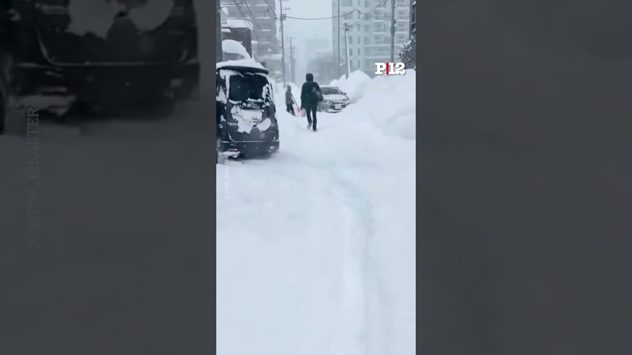 ❄ Histórica nevada en Japón: enero rompe todos los récords de nieve