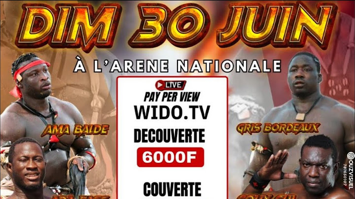SUIVEZ EN REPLAY GRIS BORDEAUX VS AMA BALDE - ALBOURAKH PRODUCTION