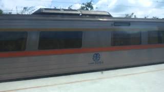 303次自強號東竹站通過,5672次莒光號東竹站待避(車內錄影)