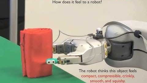 Robot Learns How to Describe Objects with Tactile Adjectives