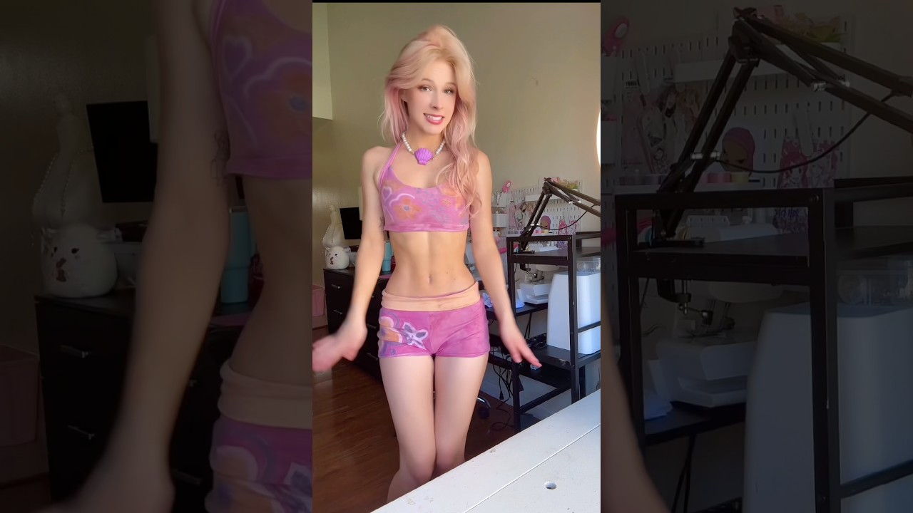 Attempting to recreate Barbie in a mermaid tail outfit  